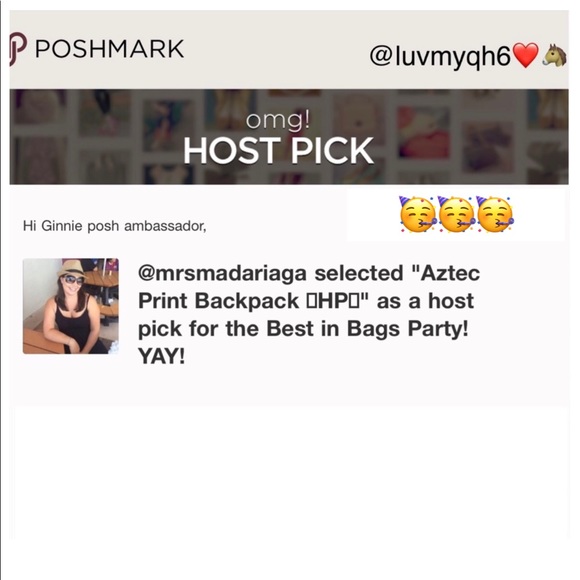 Aztec Print Backpack🎉3X HP🎉 - Picture 5 of 5